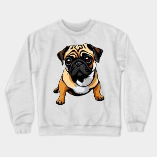 Sad Pug Crewneck Sweatshirt